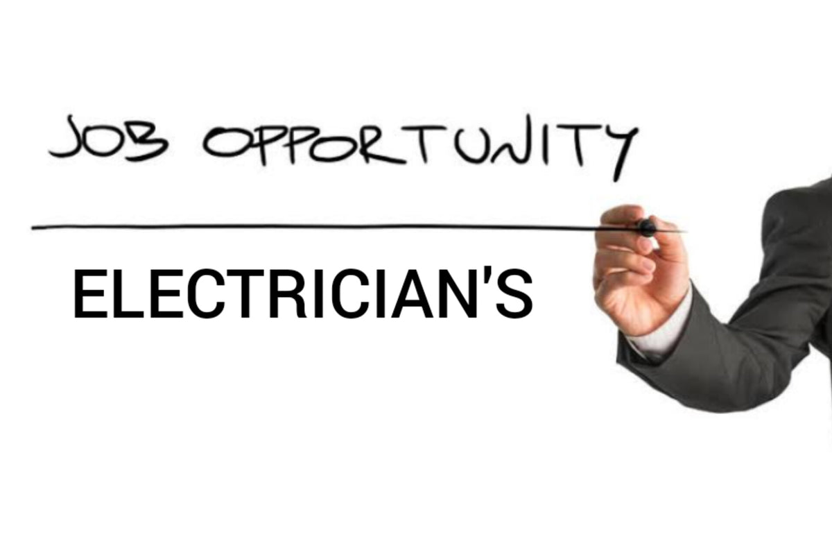 Electrician Job Openings for Skilled Electrician's with Wireman's Lice