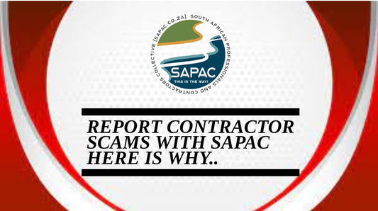 SAPAC Report Contractor Scams with SAPAC here is why