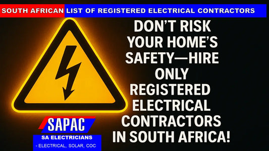 List of Legal Registered Electrical Contractors in South Africa