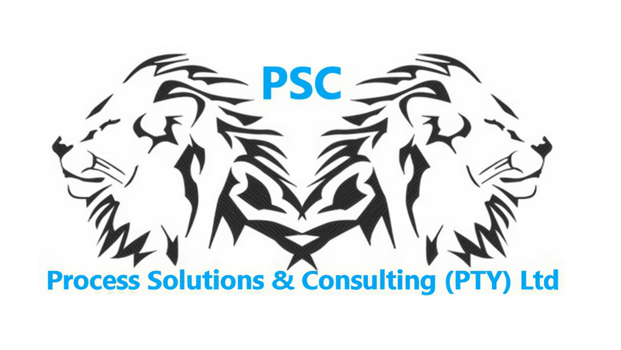 Two Lions digitally crafted for Process Solutions and Consulting and Electrical Company