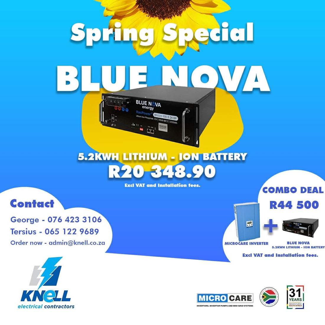 Spring Special Blue Nova