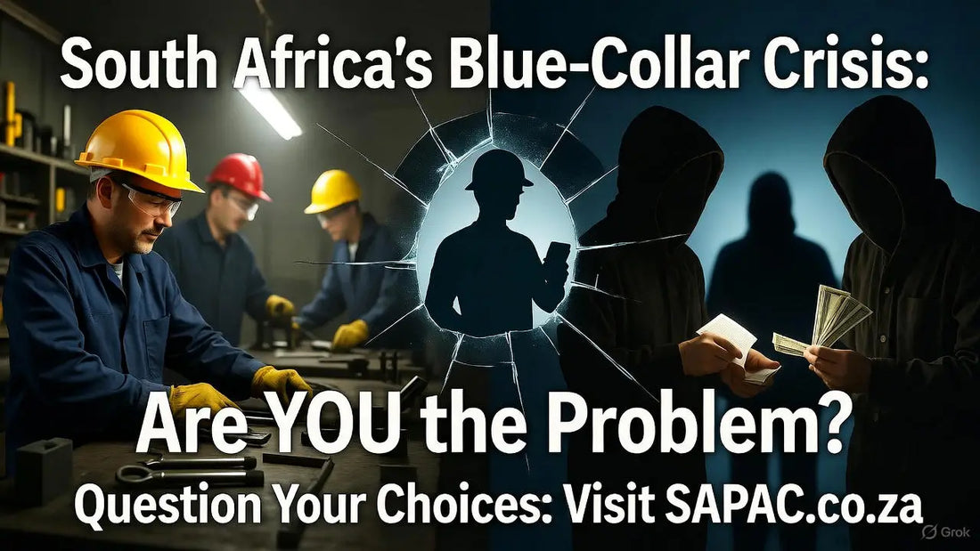 Are you the Problem South African Blue Collar Crises SAPAC.co.za