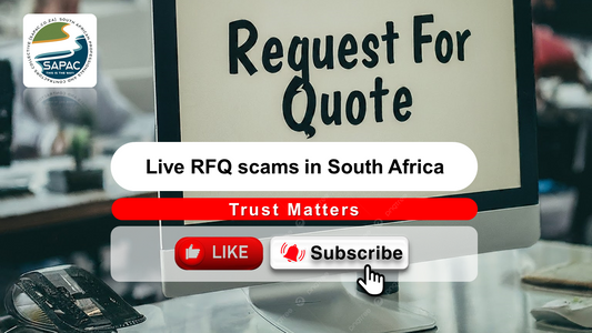 SAPAC Current Live and running Scams in South Africa