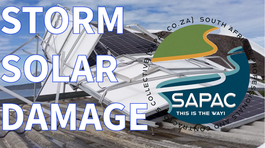 Storm Damage to Solar Installations in Western Cape