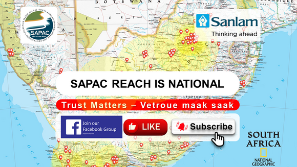 SAPAC Reach is National in all nine provinces in South Africa