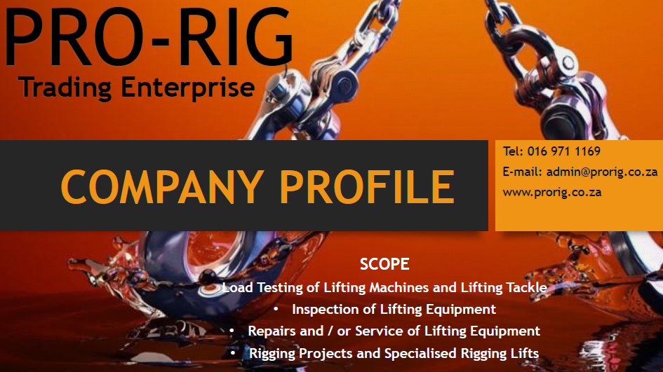SAPAC Pro Rig Trading Enterprises Company Profile