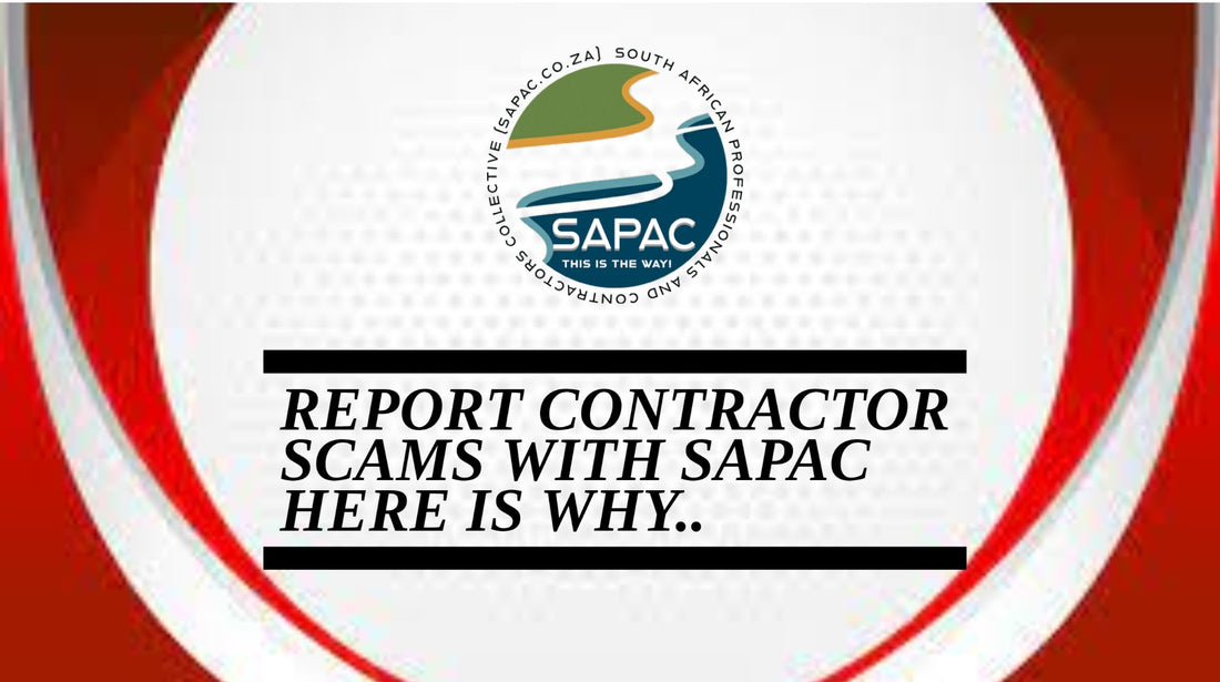 SAPAC Report Contractor Scams with SAPAC here is why