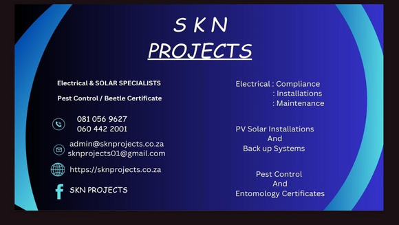 SKN Projects KwaZulu Natal Installation Electrician