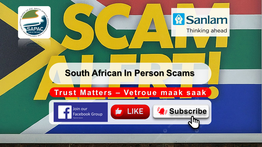 SAPAC South African in-person scams