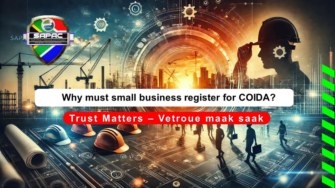 Why must small business register for COIDA Workers Compensation 