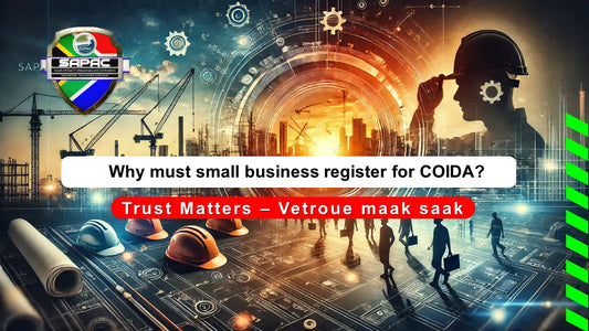 Why must small business register for COIDA Workers Compensation 